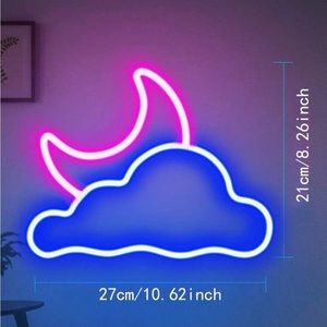 LED Moon & Cloud Lamp